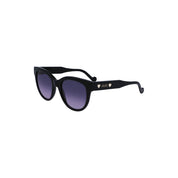 Liu Jo Black Acetate Women Sunglasses