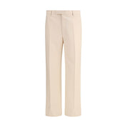 Valentino Cream Fleece Wool Dress Pants