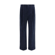 Valentino Blue Cotton Pants