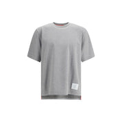Thom Browne Gray Cotton T-Shirt