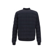 Herno Black Polyamide Bomber