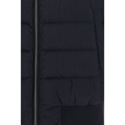 Herno Black Polyamide Bomber