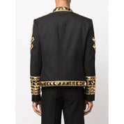 Balmain Black Acetate Men's Blazer