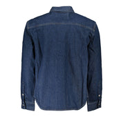 Calvin Klein Blu Cotton Men Jacket
