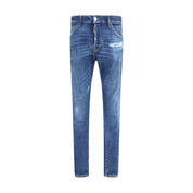 Dsquared² Blue Cotton Skinny Jeans