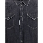 Dsquared² Black Denim Shirt