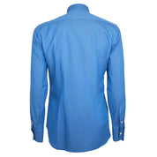 Made in Italy Blue Cotton Men's Shirt