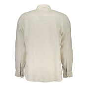 North Sails Beige Linen Mens Shirt
