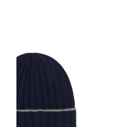Brunello Cucinelli Blue Cashmere Beanie