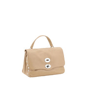 Zanellato Beige Calf Leather Bos Taurus Shoulder Bag
