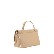 Zanellato Beige Calf Leather Bos Taurus Shoulder Bag