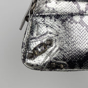 Balenciaga Gray Calfskin Handbag