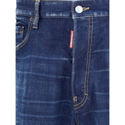 Dsquared² Blue Cotton Relaxed Fit Jeans