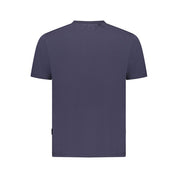 Napapijri Blue Cotton Men T-Shirt