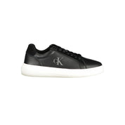 Calvin Klein Black Polyurethane Men Sneaker
