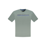 North Sails Green Cotton Men T-Shirt