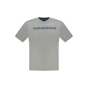 North Sails Brown Cotton Men T-Shirt