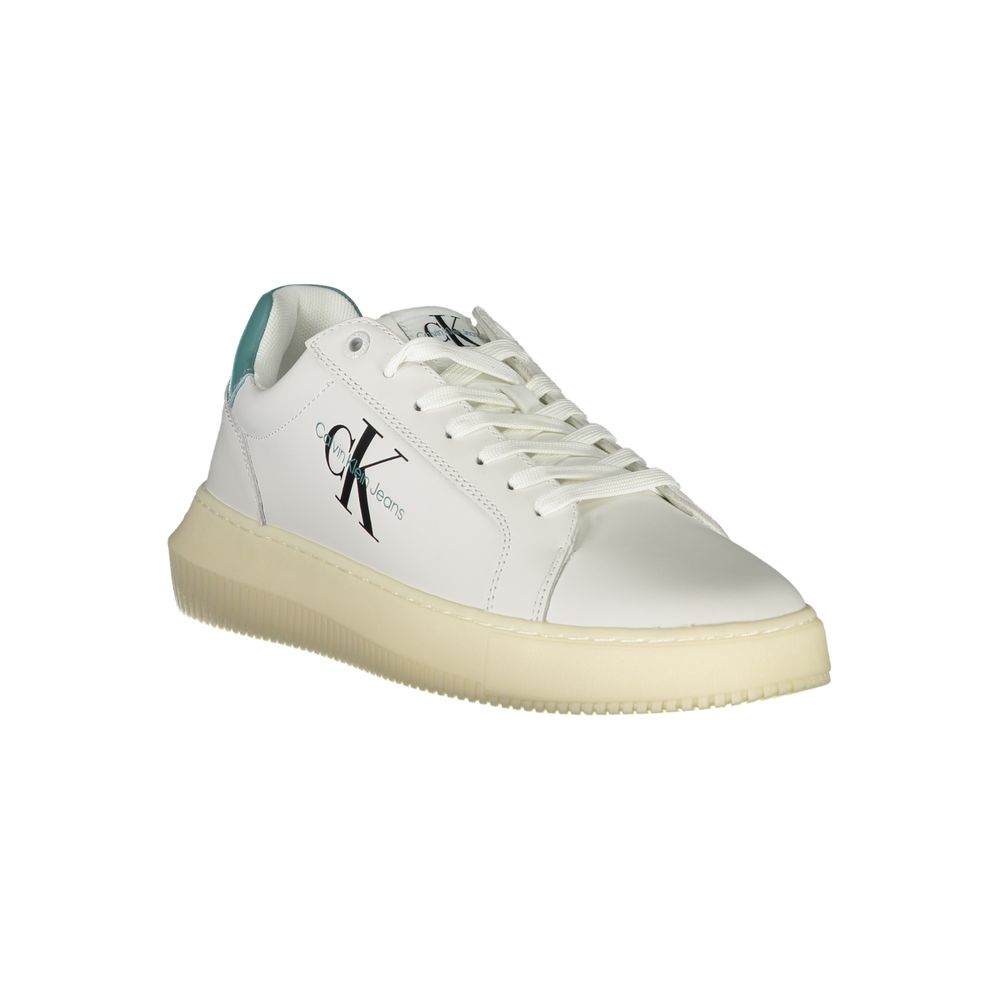 Calvin Klein White Leather Men's Sneaker