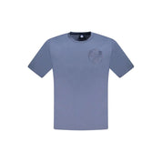 North Sails Blue Cotton Men T-Shirt