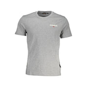 Napapijri Brown Cotton Men T-Shirt