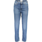 Calvin Klein Blu Cotton Women Jeans