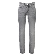 Calvin Klein Grigio Cotton Male Jean