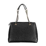 Mario Valentino Black Polyethylene Women Handbag