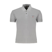 Napapijri Brown Cotton Men Polo Shirt