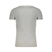 Aeronautica Militare Brown Cotton Men T-Shirt
