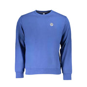 North Sails Blue Cotton Men Sweater
