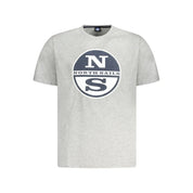 North Sails Brown Cotton Men T-Shirt