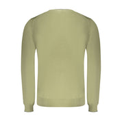 North Sails Green Cotton Men Sweater