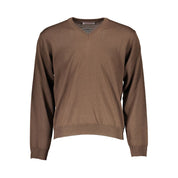 Romeo Gigli Brown Wool Men Sweater