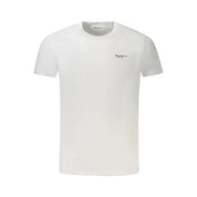 Pepe Jeans White Cotton Men T-Shirt