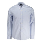 North Sails Light Blue Cotton Men Shirt