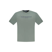 North Sails Green Cotton Men T-Shirt