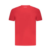 Trussardi Red Cotton Men T-Shirt