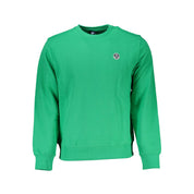 North Sails Green Cotton Men Sweater