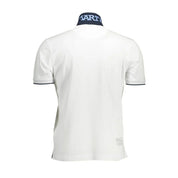 La Martina Elegant Short-Sleeved White Polo for Men