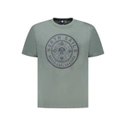 North Sails Green Cotton Men T-Shirt