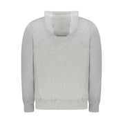 North Sails Gray Cotton Mens Sweater Hoodie