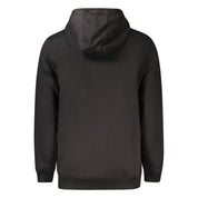 Tommy Hilfiger Black Cotton Men's Hoodie Sweatshirt