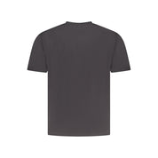 North Sails Black Cotton Men T-Shirt