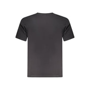 North Sails Black Cotton Men T-Shirt