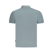 Napapijri Brown Cotton Men Polo Shirt
