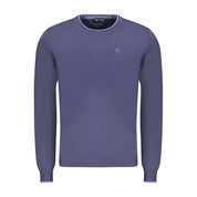 North Sails Blue Cotton Men Sweater