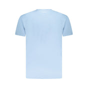 Trussardi Light Blue Cotton Men T-Shirt