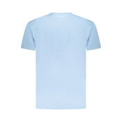 Trussardi Light Blue Cotton Men T-Shirt
