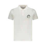 Trussardi White Cotton Men Polo Shirt