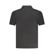 K-WAY Black Cotton Polo Shirt